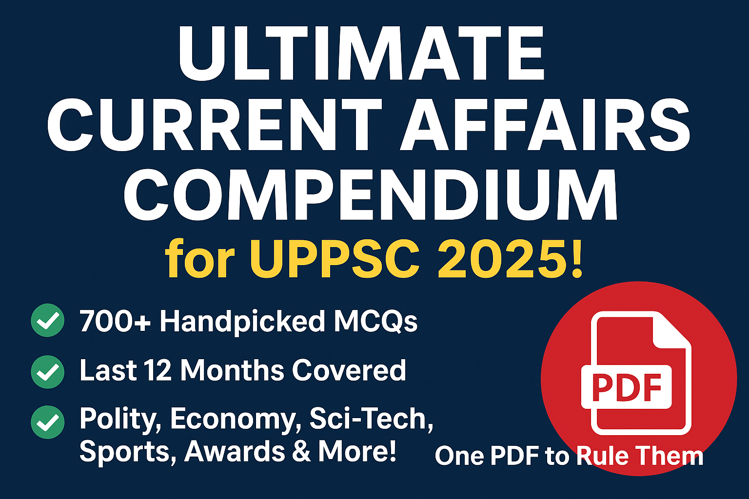 "The UPPSC CA Vault: 700+ MCQs