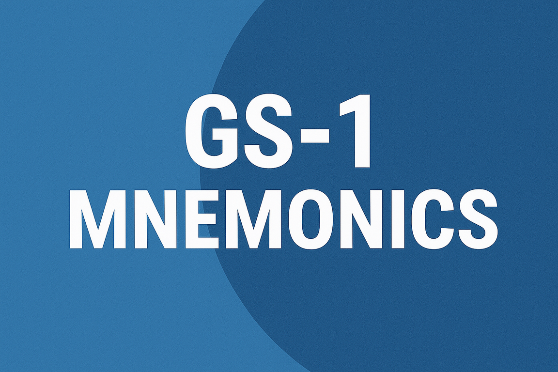 General Studies Mnemonic Course – GS Paper 1